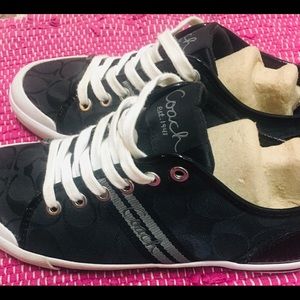 Women’s new Coach black sneakers